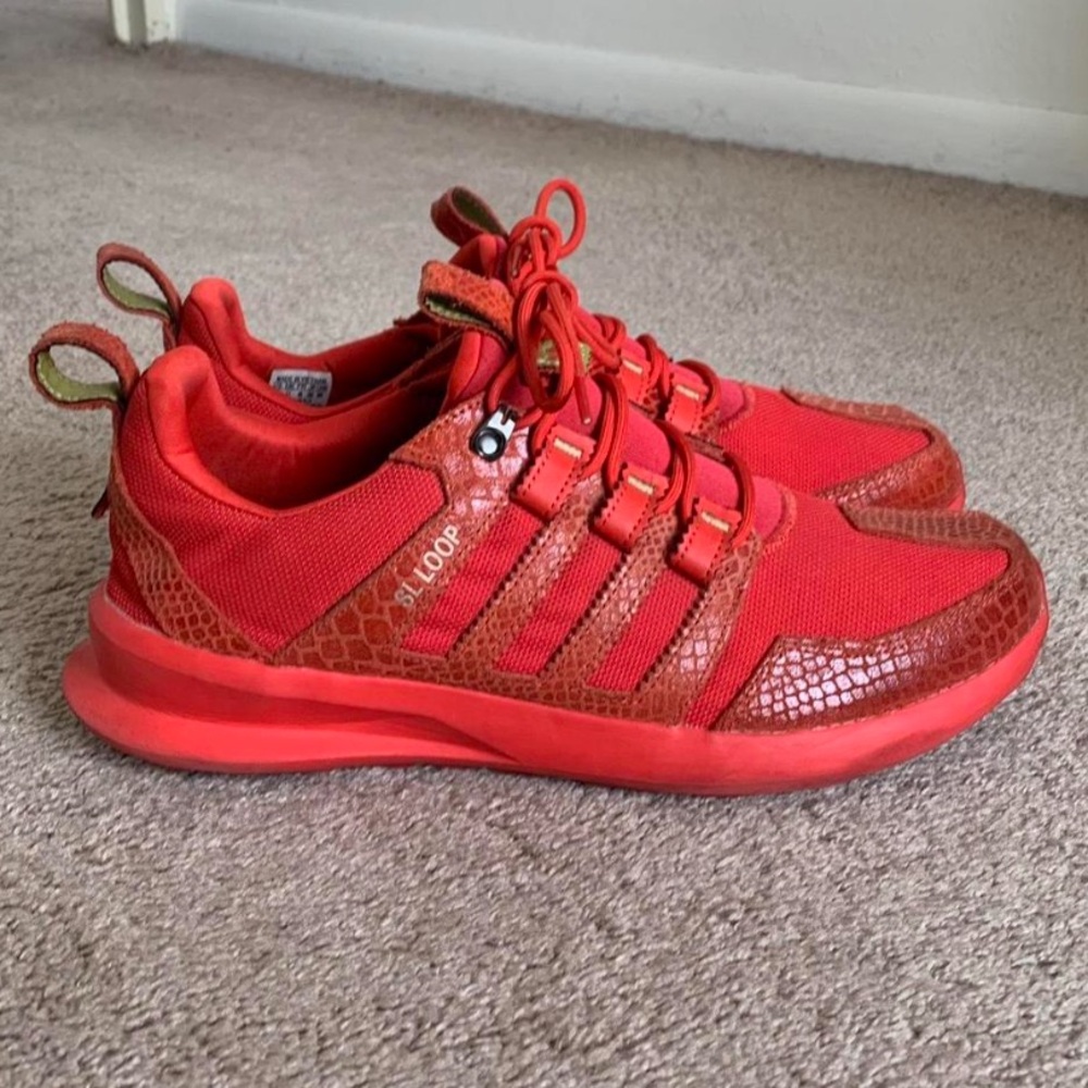 Adidas Red SL Loop Sneakers